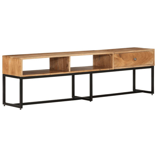 Móvel de TV - Modulo de TV - Armário de TV 160x30x45 cm madeira de acácia maciça