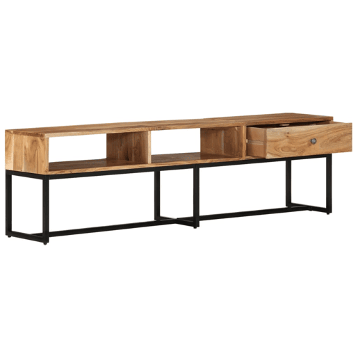 Móvel de TV - Modulo de TV - Armário de TV 160x30x45 cm madeira de acácia maciça
