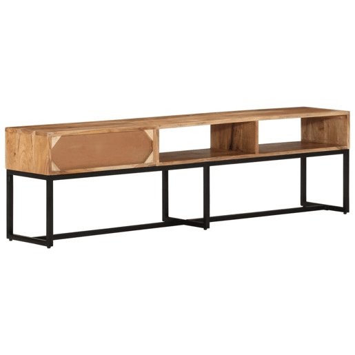 Móvel de TV - Modulo de TV - Armário de TV 160x30x45 cm madeira de acácia maciça