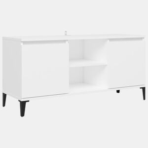 Móvel de TV - Modulo de TV - Armário de TV com pernas em metal 103,5x35x50 cm branco