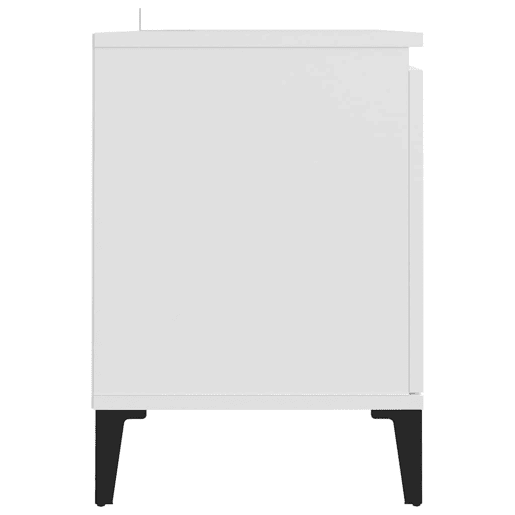 Móvel de TV - Modulo de TV - Armário de TV com pernas em metal 103,5x35x50 cm branco