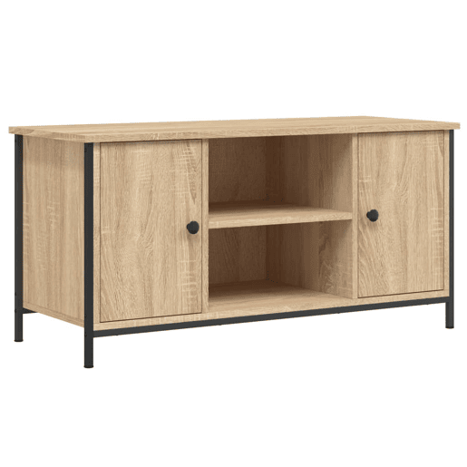 Móvel de TV - Modulo de TV - Armário de TV 100x40x50 cm derivados de madeira carvalho sonoma