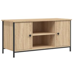 Móvel de TV - Modulo de TV - Armário de TV 100x40x50 cm derivados de madeira carvalho sonoma