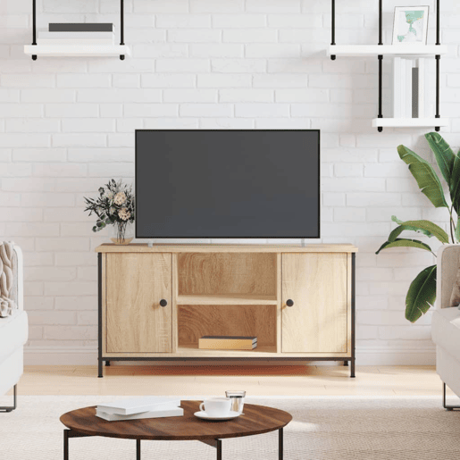 Móvel de TV - Modulo de TV - Armário de TV 100x40x50 cm derivados de madeira carvalho sonoma