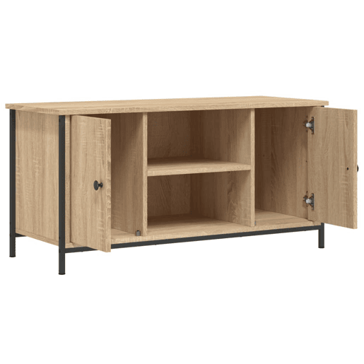 Móvel de TV - Modulo de TV - Armário de TV 100x40x50 cm derivados de madeira carvalho sonoma