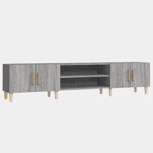 Móvel de TV - Modulo de TV - Armário de TV 180x31,5x40 cm derivados de madeira cinza sonoma