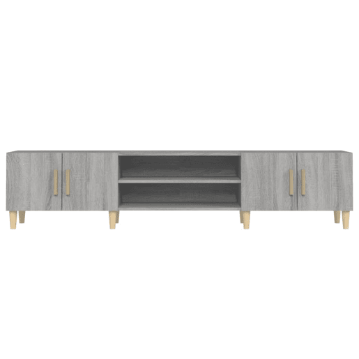 Móvel de TV - Modulo de TV - Armário de TV 180x31,5x40 cm derivados de madeira cinza sonoma