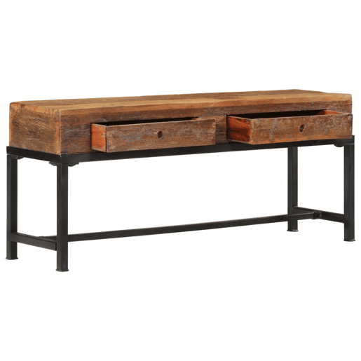 Móvel de TV - Modulo de TV - Armário de TV 110x30x46 cm madeira recuperada maciça