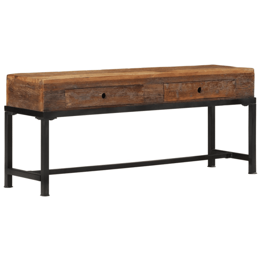 Móvel de TV - Modulo de TV - Armário de TV 110x30x46 cm madeira recuperada maciça