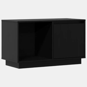 Móvel de TV - Modulo de TV - Armário de TV 74x35x44 cm madeira de pinho maciça preto