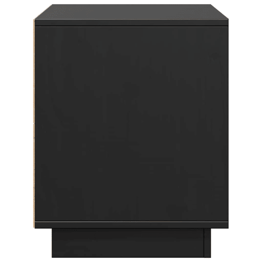 Móvel de TV - Modulo de TV - Armário de TV 74x35x44 cm madeira de pinho maciça preto