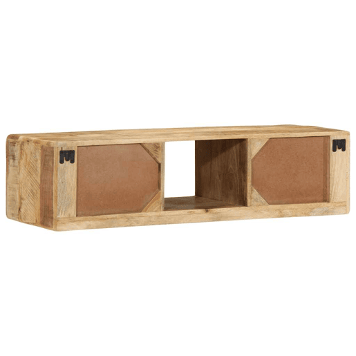 Armário de TV - Móvel de TV para parede 100x32x25 cm mangueira áspera maciça