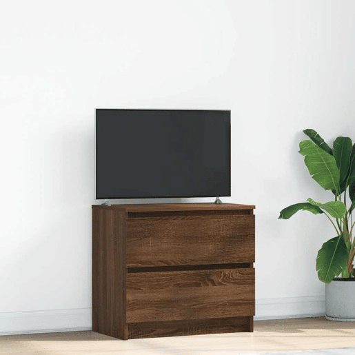 Móvel de TV - Modulo de TV - Armário de TV 60x35x54 cm derivados de madeira carvalho castanho