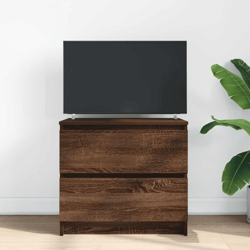 Móvel de TV - Modulo de TV - Armário de TV 60x35x54 cm derivados de madeira carvalho castanho
