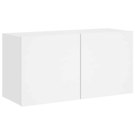 Móvel de parede para TV - Armário de TV 80x30x41 cm branco