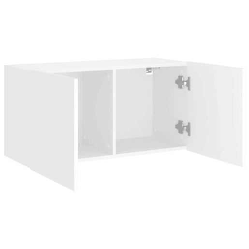 Móvel de parede para TV - Armário de TV 80x30x41 cm branco