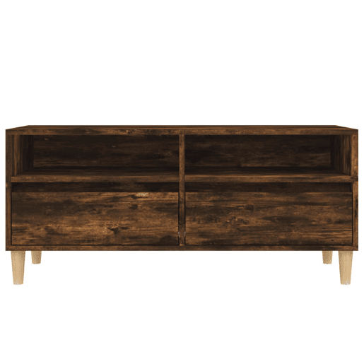 Móvel p TV, Armário de TV 100x34,5x44,5 cm derivados madeira carvalho fumado