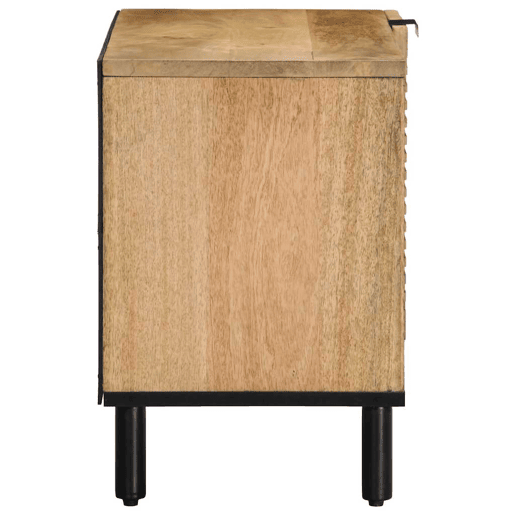 Móvel de TV - Modulo de TV - Armário de TV 80x31,5x46 cm madeira de mangueira maciça castanho