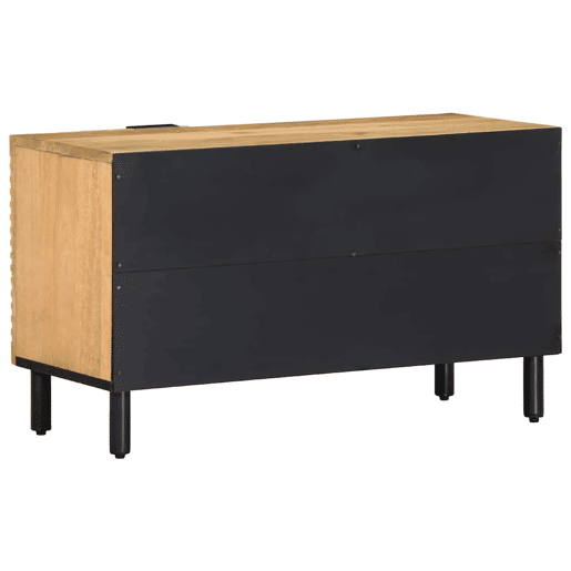 Móvel de TV - Modulo de TV - Armário de TV 80x31,5x46 cm madeira de mangueira maciça castanho