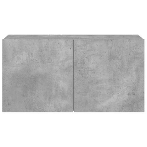 Móvel de parede para TV - Armário de TV 80x30x41 cm cinzento cimento
