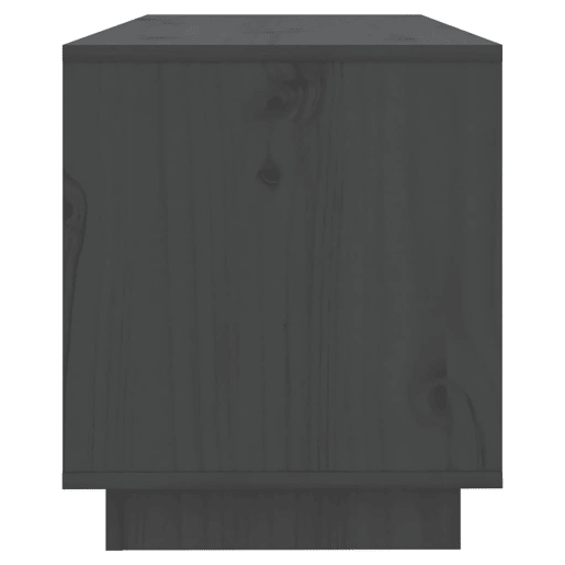 Móvel de TV - Modulo de TV - Armário de TV 74x34x40 cm madeira de pinho maciça cinzento