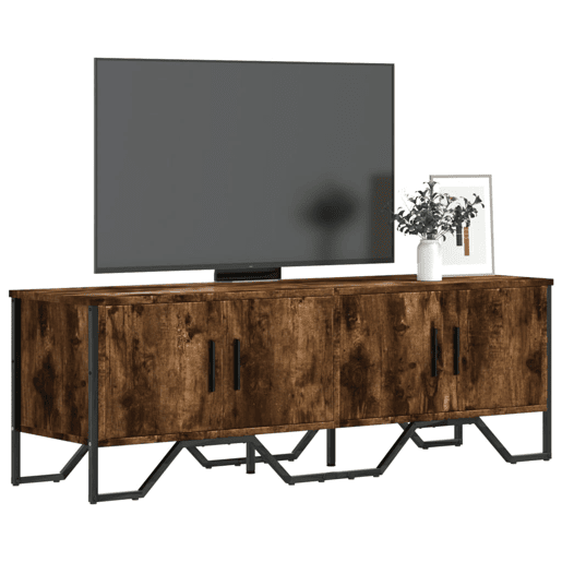Móvel de TV - Modulo de TV - Armário de TV 122x34x41 cm derivados de madeira carvalho fumado