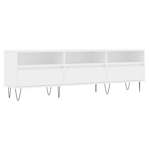 Móvel de TV - Modulo de TV - Armário de TV 150x30x44,5 cm derivados de madeira branco