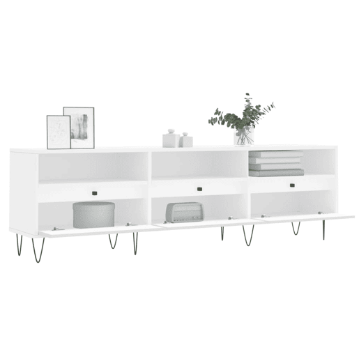 Móvel de TV - Modulo de TV - Armário de TV 150x30x44,5 cm derivados de madeira branco
