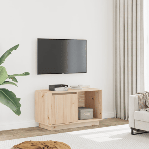 Móvel de TV - Modulo de TV - Armário de TV 74x35x44 cm madeira de pinho maciça