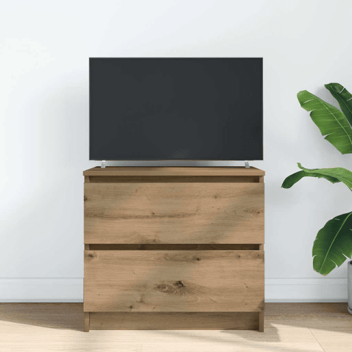 Móvel de TV - Modulo de TV - Armário de TV 60x35x54 cm derivados de madeira carvalho artisiano
