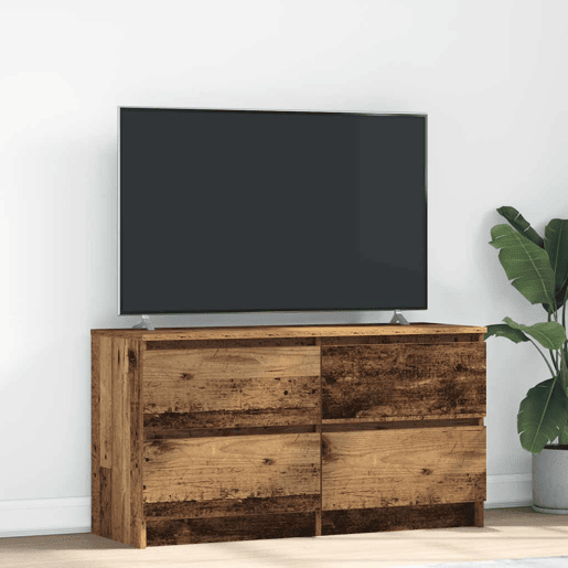 Móvel de TV - Modulo de TV - Armário de TV 100x35x54 cm madeira processada madeira velha