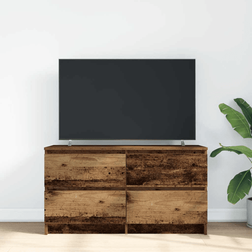 Móvel de TV - Modulo de TV - Armário de TV 100x35x54 cm madeira processada madeira velha