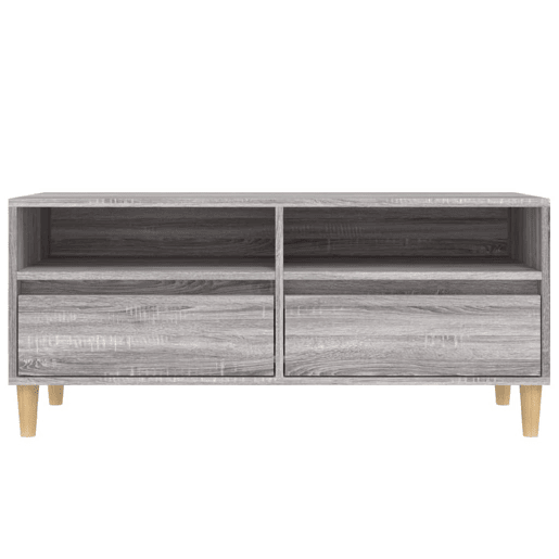 Móvel de TV - Modulo de TV - Armário de TV 100x34,5x44,5 cm derivados madeira cinzento sonoma