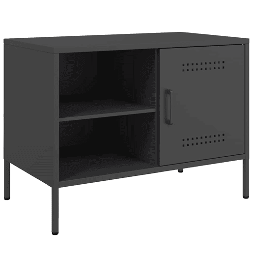 Móvel de TV - Modulo de TV - Armário de TV 68x39x50,5 cm aço preto