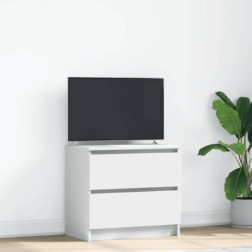 Móvel p TV, Armário de TV 60x35x54 cm derivados de madeira branco