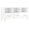 Móvel para TV - Móvel de TV - Armário de TV 102x36x50 cm derivados madeira branco brilhante