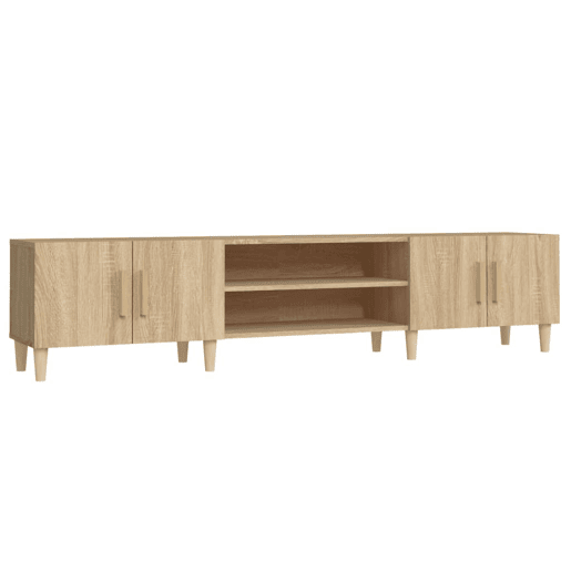 Móvel de TV - Modulo de TV - Armário de TV 180x31,5x40 cm derivados de madeira carvalho sonoma