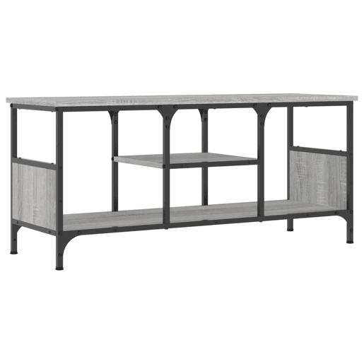 Móvel de TV - Modulo de TV - Armário de TV 100x35x45cm derivados de madeiraferro cinza sonoma