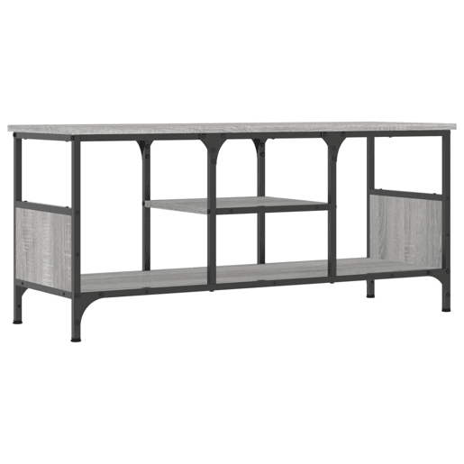 Móvel de TV - Modulo de TV - Armário de TV 100x35x45cm derivados de madeiraferro cinza sonoma