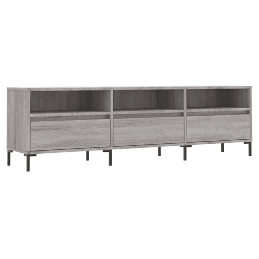 Móvel de TV - Modulo de TV - Armário de TV 150x30x44,5 cm derivados de madeira cinzento sonoma