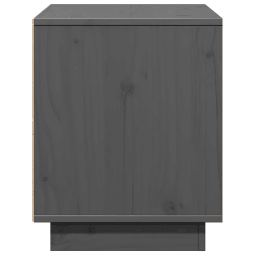Móvel de TV - Modulo de TV - Armário de TV 74x35x44 cm madeira de pinho maciça cinzento