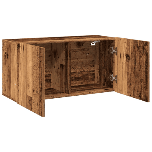 Móvel de parede para TV - Armário de TV 80x30x41 cm madeira velha