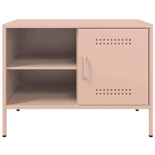 Móvel de TV - Modulo de TV - Armário de TV 68x39x50,5 cm aço rosa
