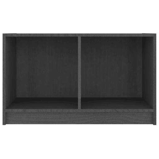 Móvel de TV - Modulo de TV - Armário de TV 70x33x42 cm madeira de pinho maciça cinzento