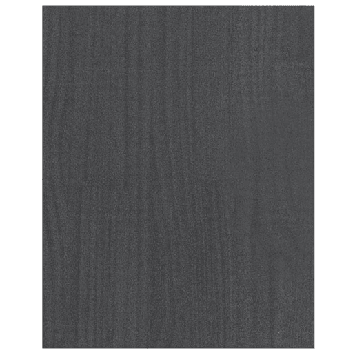 Móvel de TV - Modulo de TV - Armário de TV 70x33x42 cm madeira de pinho maciça cinzento