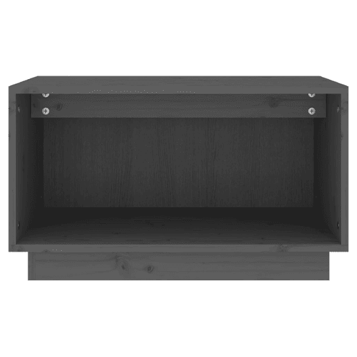 Móvel de TV - Modulo de TV - Armário de TV 60x35x35 cm madeira de pinho maciça cinza