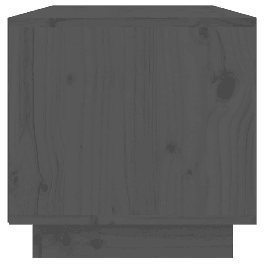 Móvel de TV - Modulo de TV - Armário de TV 60x35x35 cm madeira de pinho maciça cinza