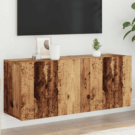 Móvel de parede para TV - Armário de TV 100x30x41 cm madeira velha