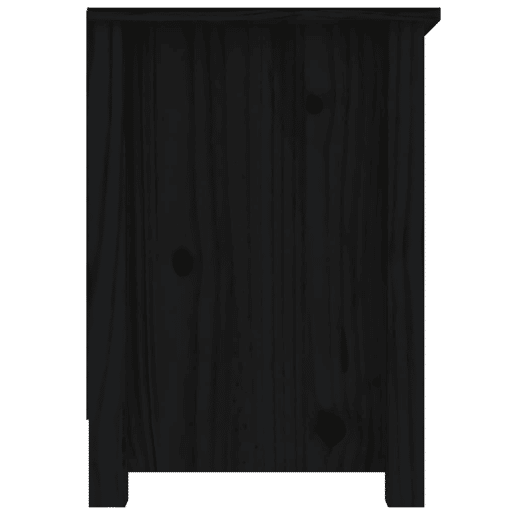 Móvel de TV - Modulo de TV - Armário de TV 103x36,5x52 cm madeira de pinho maciça preto