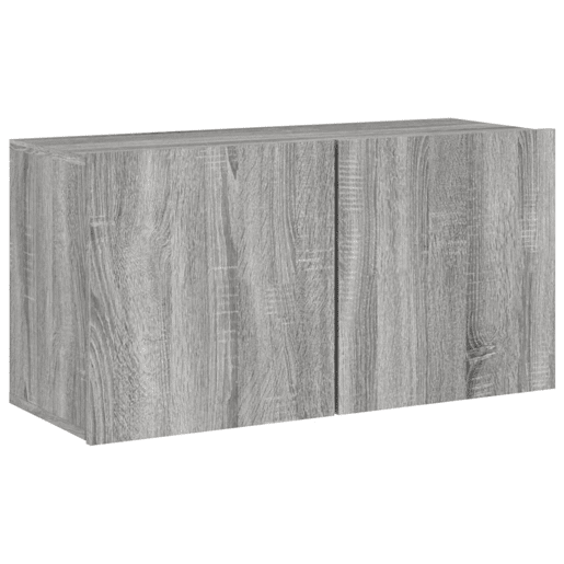 Móvel de parede para TV - Armário de TV 80x30x41 cm cinzento sonoma